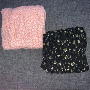 Girls Set of Two Tank Tops Size 10/12(L)